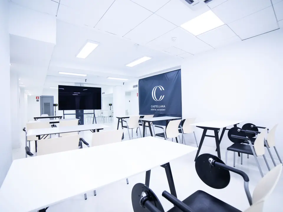 Sala de formación de la Castellana Dental Academy